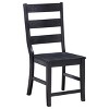 Coaster Home Furnishings Newport Ladder Back Dining Side Chair Black (Set of 2) - 2 of 4