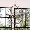 Urban Ambiance Luxury Farmhouse Chandelier 31.875''H x 28''W,  Olde Bronze Finish,  Omaha Collection, UHP4402 - 2 of 4