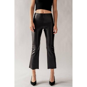Women's Vegan Cropped Flare Pant - Urban Daizy - 1 of 3