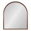 32" x 36" McLean Arch Wall Mirror Walnut Brown - Kate & Laurel All Things Decor - image 2 of 4