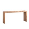 Bella Depot 69" Natural Wooden Console Table - 3 of 4