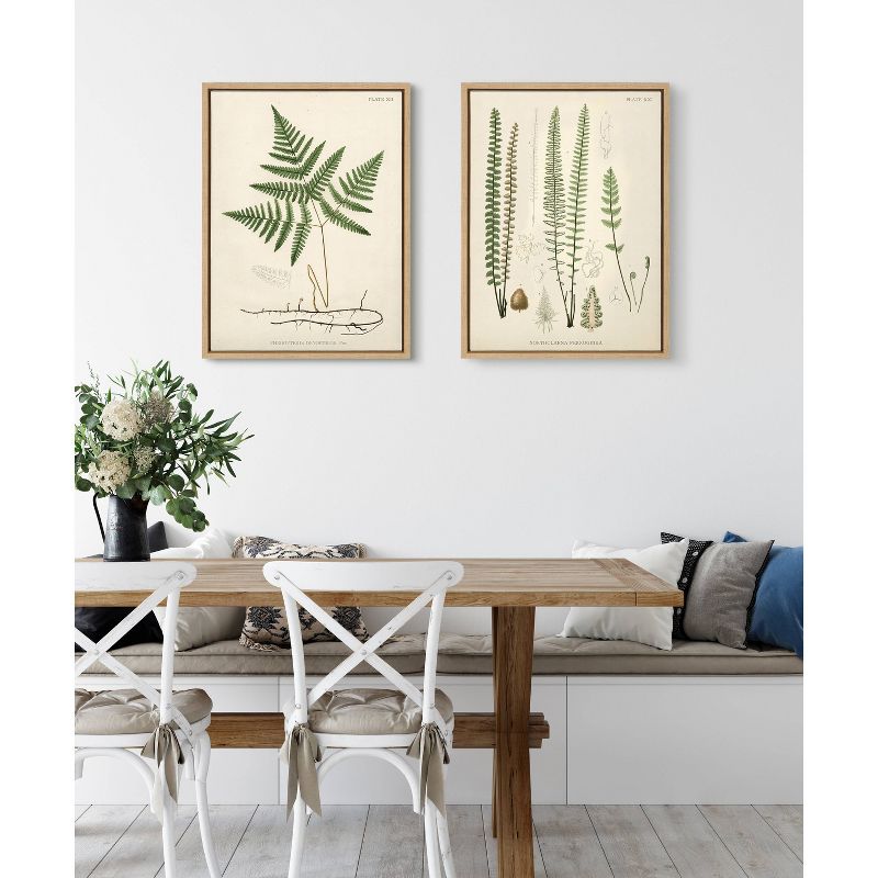 18&#34;x24&#34; Sylvie Ferns Wall Canvas Set by Corinna Buchholz - Framed Botanical Art, UV-Resistant Inks, Easy-to-Hang, Locally Framed in Wisconsin, 5 of 6
