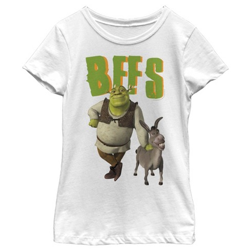 Ladies Long Donkey Gents Band Xxx Video - Girl's Shrek Donkey And Shrek Best Friends T-shirt : Target