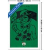 Trends International NBA Boston Celtics - Logo 25 Framed Wall Poster Prints - 3 of 4