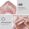 Sapphtopaz Luxury Satin Comforter Set, Bedding Set Fitted Sheet Set with 1 Flat Sheet,1 Fitted Sheet,2 Pillowcase, Machine Washable - 2 of 4