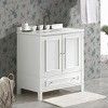 Alaterre Furniture 30 Inch Bathroom Vanity, White - 3 of 4