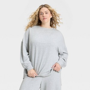 Women's French Terry Fleece Crewneck Sweatshirt - Wild Fable™ - 1 of 3