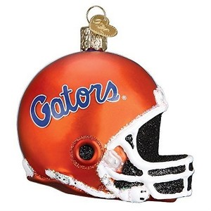 Old World Christmas Blown Glass Ornament for Christmas Tree, Florida Gator's Football Helmet - 1 of 1