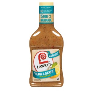 Lawry's Herb & Garlic With Lemon Marinade, 12 fl oz Bottle, Pack of 2 - 1 of 1