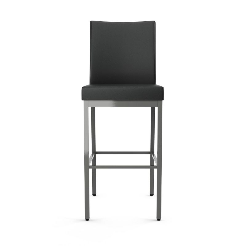Amisco Perry Upholstered Barstool Black/Gray, 3 of 8