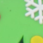 purple,green,silver tone