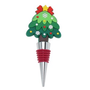 Unique Bargains Ring Christmas Tree Stopper Aluminum Alloy TPE 4.61"x2.01"x0.83" 1 Pc - 1 of 3