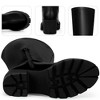 BLISSFUL STEP Platform Lug Sole Over the Knee Boots Round Toe Thigh High Chunky Heels Boots for Women - 3 of 4