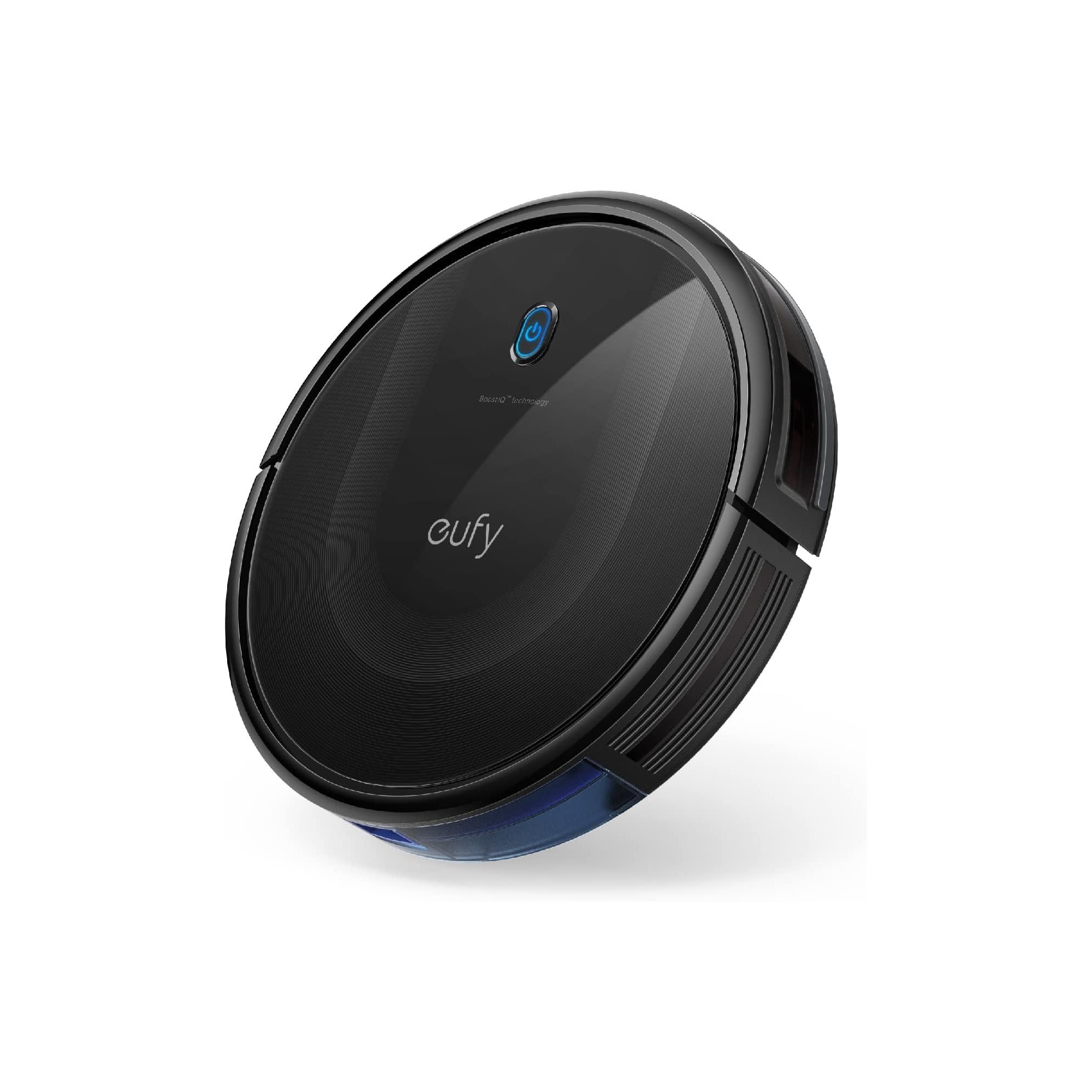 eufy Robot Vacuum 11S MAX, Super Thin, Powerful Suction, Quiet, Self-Charging Robotic Vacuum Cleaner, Cleans Hard Floors to Medium-Pile Carpets, Black