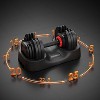 Coucheta Adjustable Dumbbell Sets - with Quick-Change Weight, Anti-Slip Handle & Storage Tray for Home Gym Strength Training - 2 of 4