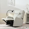 NicBex Chenille Glider Rocking Chair,Upholstered Swivel Recliner Chairs with High Backrest,Adjustable Cozy Rocking Chair,Nursing Chair for Bedroom - 2 of 4