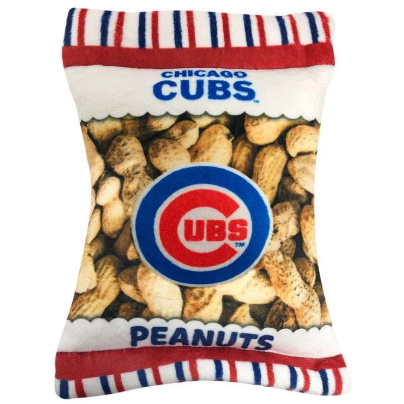 MLB Chicago Cubs Peanut Bag Pets Toy, 1 of 4