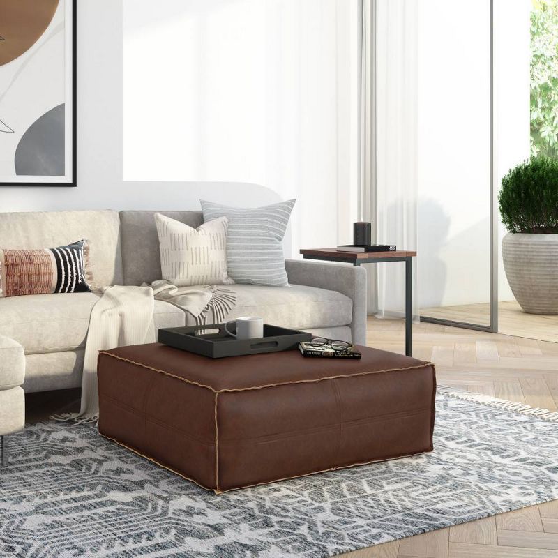 Wendal Extra Large Coffee Table Pouf - WyndenHall, 2 of 8