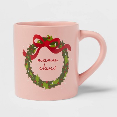 16oz Stoneware Mama Claus Mug - Threshold™