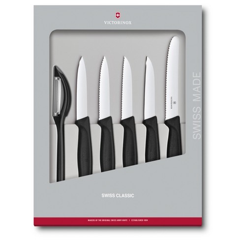 Victorinox Swiss Classic Paring Knife Set 6 Pieces Black