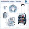 Infans 5 PCS Kids Luggage Set w/ Backpack Neck Pillow Luggage Tag Lunch Bag Wheels - 2 of 4