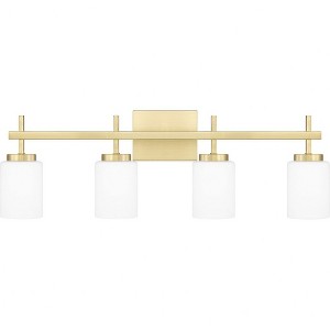 Quoizel Lighting Wilburn 4 - Light Vanity in  Satin Brass - 1 of 3