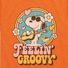 Boys' - Peanuts - Feelin Groovy Snoopy And Woodstock Short Sleeve Graphic T-Shirt - 2 of 4