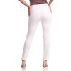 Rekucci Women's Secret Figure Pull On Knit Slim Straight Leg Pant with Wide Waist - 3 of 4