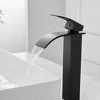BWE Waterfall Single Hole Single Handle Bathroom Vessel Sink Faucet With Pop-up Drain Assembly - 4 of 4