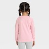 Toddler Girls' Long Sleeve Solid T-Shirt - Cat & Jack™ - 2 of 3