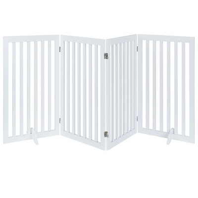 unipaws Classic Indoor Dog Gate Wooden Pet Safety Gate