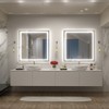 Apmir Super Bright Front & Back LED Lighted Anti-Fog Tempered Glass Bathroom/Vanity Mirror with ETL & 3-Year Warranty - 3 of 4