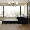 NicBex 93.7" Multi-Functional Sofa Bed Pull-out 3-in-1 Faux Leather Convertible Sleeper Sofa with Nailhead Trim & Rolled Arm for Living Room - 3 of 4