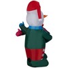 Gemmy Christmas Airblown Inflatable Hugging Snow Family in PJs Scene, 4 ft Tall, Multi - 3 of 4