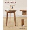 Compact Round Nightstand, Small Side End Table, Mid-Century Modern Style, for Tight Spaces - 3 of 4