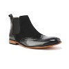 Gino Vitale Men's Wingtip Brogue Two-Tone Chelsea Boots - image 2 of 3