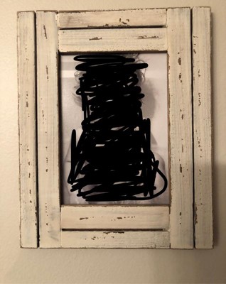 White 4 X 6 Inch Decorative Distressed Wood Shadow Box Picture Frame -  Foreside Home & Garden : Target