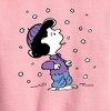 Boys' - Peanuts - Lucy Snow Graphic Long Sleeve Fleece Sweatshirt - 2 of 4