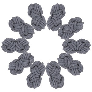 Unique Bargains Elastic Fabric Silk Knot Cufflink for Men - 1 of 4