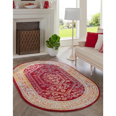Unique Loom Aurelia Collection Area Rug - Trajan (' " x ' "  )