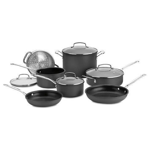 Cuisinart 11-Piece Cookware Set, Chef's Classic Stainless Steel Collection  77-11G