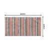 Home Weavers Glamour Collection 100% Polyester Microfiber Bathroom Rug, Non Slip Bath Mat Water Absorbent Soft Microfiber Shaggy Mat Machine Washable - 3 of 4
