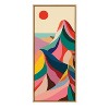 Kate and Laurel Sylvie MCM Mountains Framed Canvas by Rachel Lee of My Dream Wall - 2 of 4