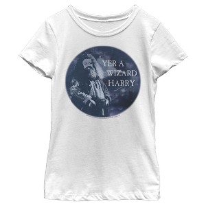 Girl's Harry Potter Yer a Wizard Quote T-Shirt - 1 of 4