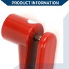 Unique Bargains Bicycle Lock Portable Ring Anti-Theft Bike Lock Motorcycle Wheel Disk Lock Red - 3 of 4