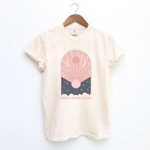 Simply Sage Market Women's Shine Your Light Vintage Short Sleeve Garment Dyed Tee - 1 of 2