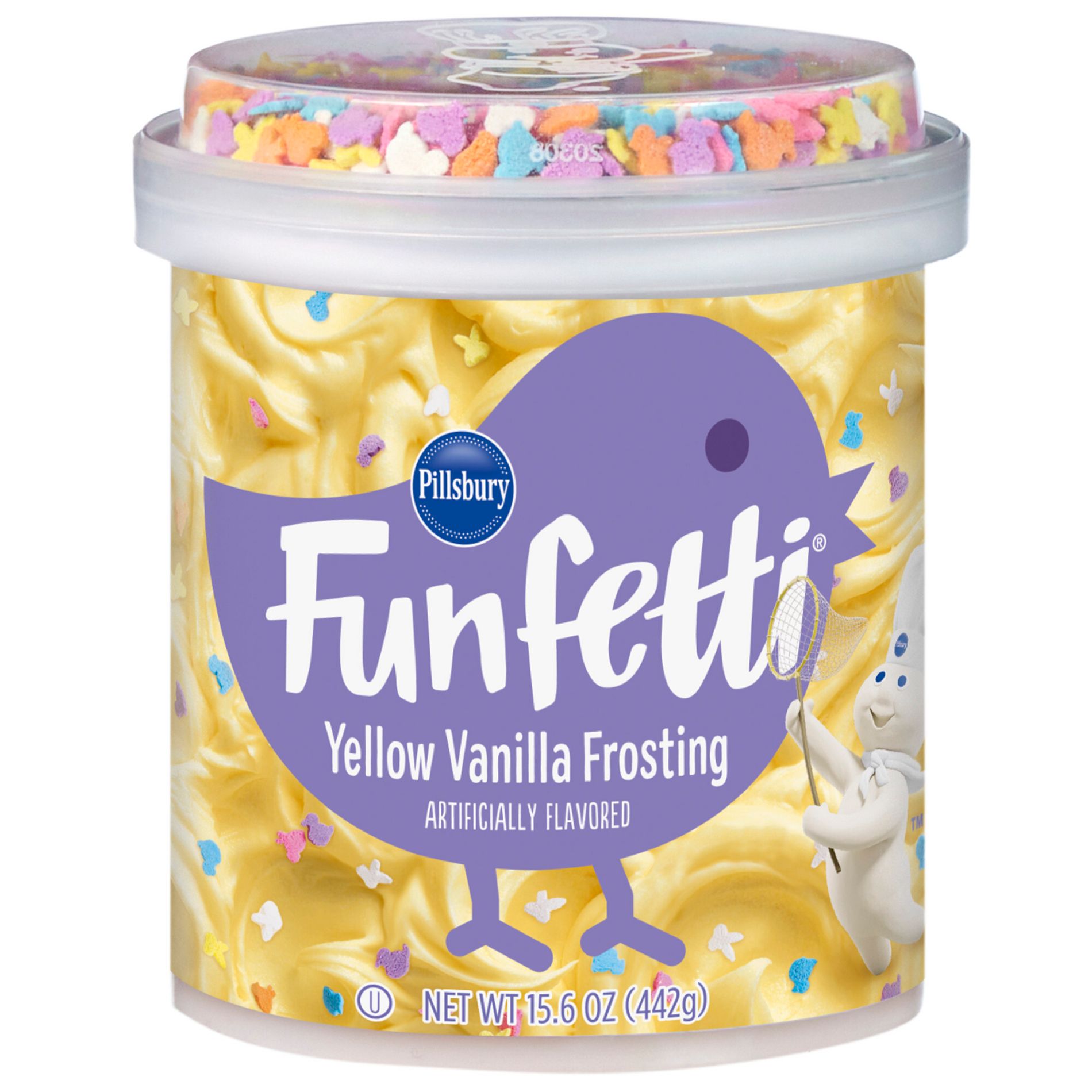 Pillsbury Easter Funfetti Spring Vanilla Frosting - 15.6oz