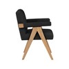 Meridian Furniture,Woodloch Boucle Fabric Accent Chair - 4 of 4