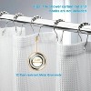 LunaLulinlk Waffle Shower Curtain, White Shower Curtain with Waffle Weave - 2 of 4