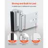 VEVOR Door Reinforcement Lock, 2 Pack Home Security Door Lock, with 3 Inch Stop Withstand 800 lbs of Force, with 8 Screws, for Inward-Opening, Silver - 4 of 4